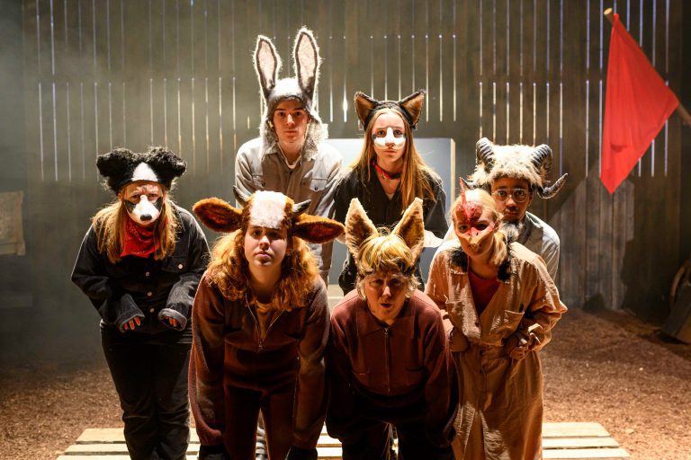 Production still from Animal Farm