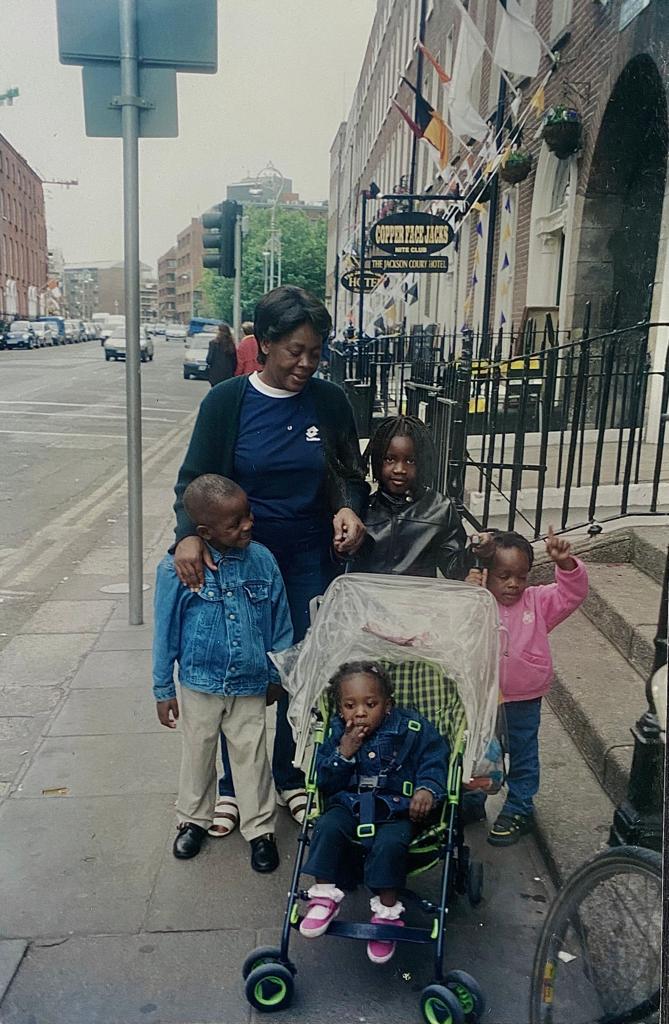 Ntumba Family walking