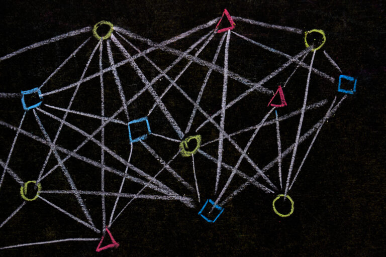Abstract sketch of a data network